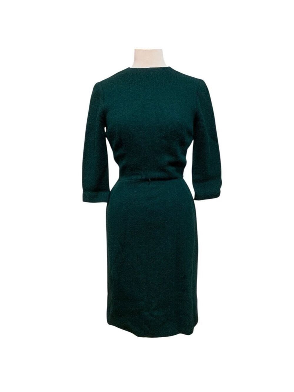 Vntg 60’s Gay Gibson Forrest green midi dress approx size 6
